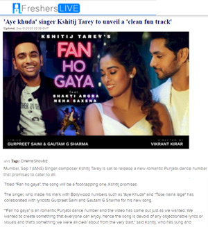freshers live news fan ho gaya article