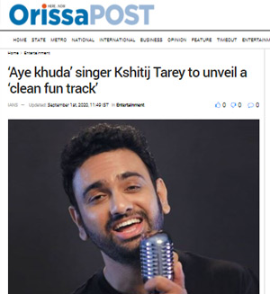 Orissa Post Article Kshitij Tarey Clean Fun Track
